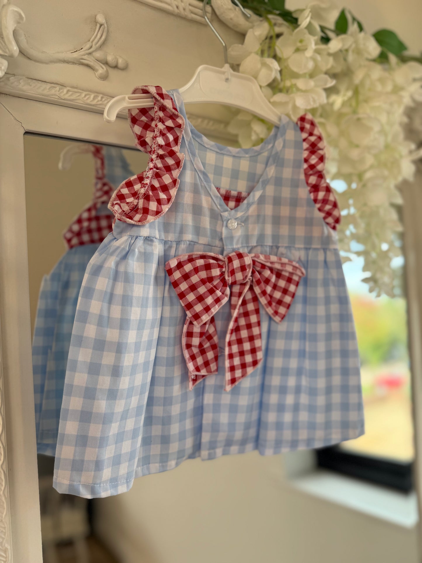 Calamaro gingham dress
