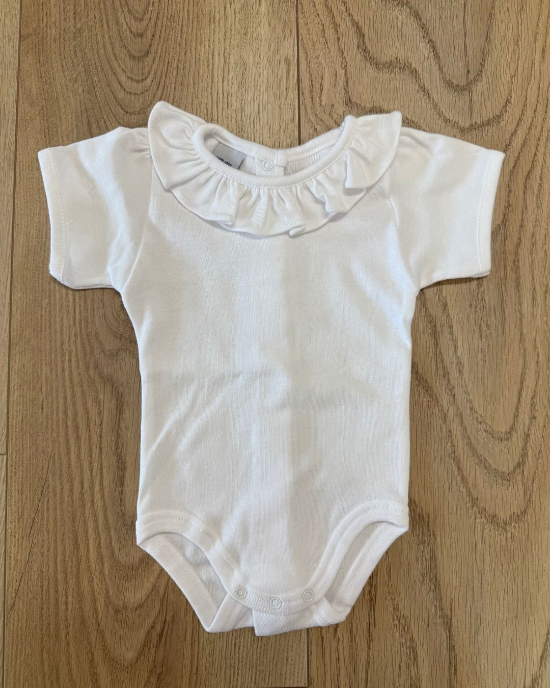 Babidu Frill Neck Short Sleeve Vest