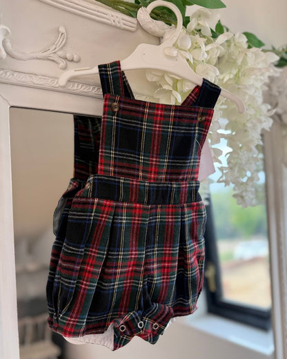 D.O.T Tartan Romper