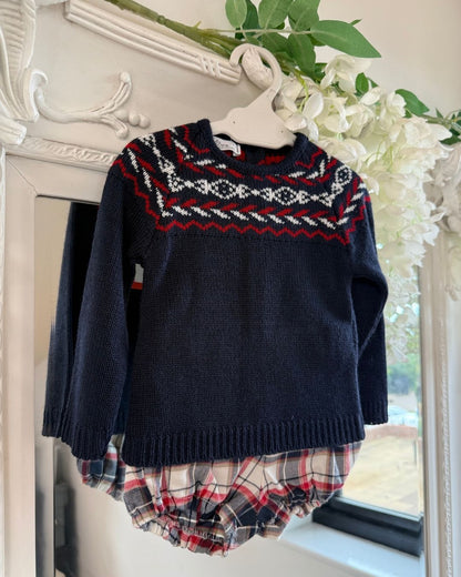 Alber Tartan Jumper Set