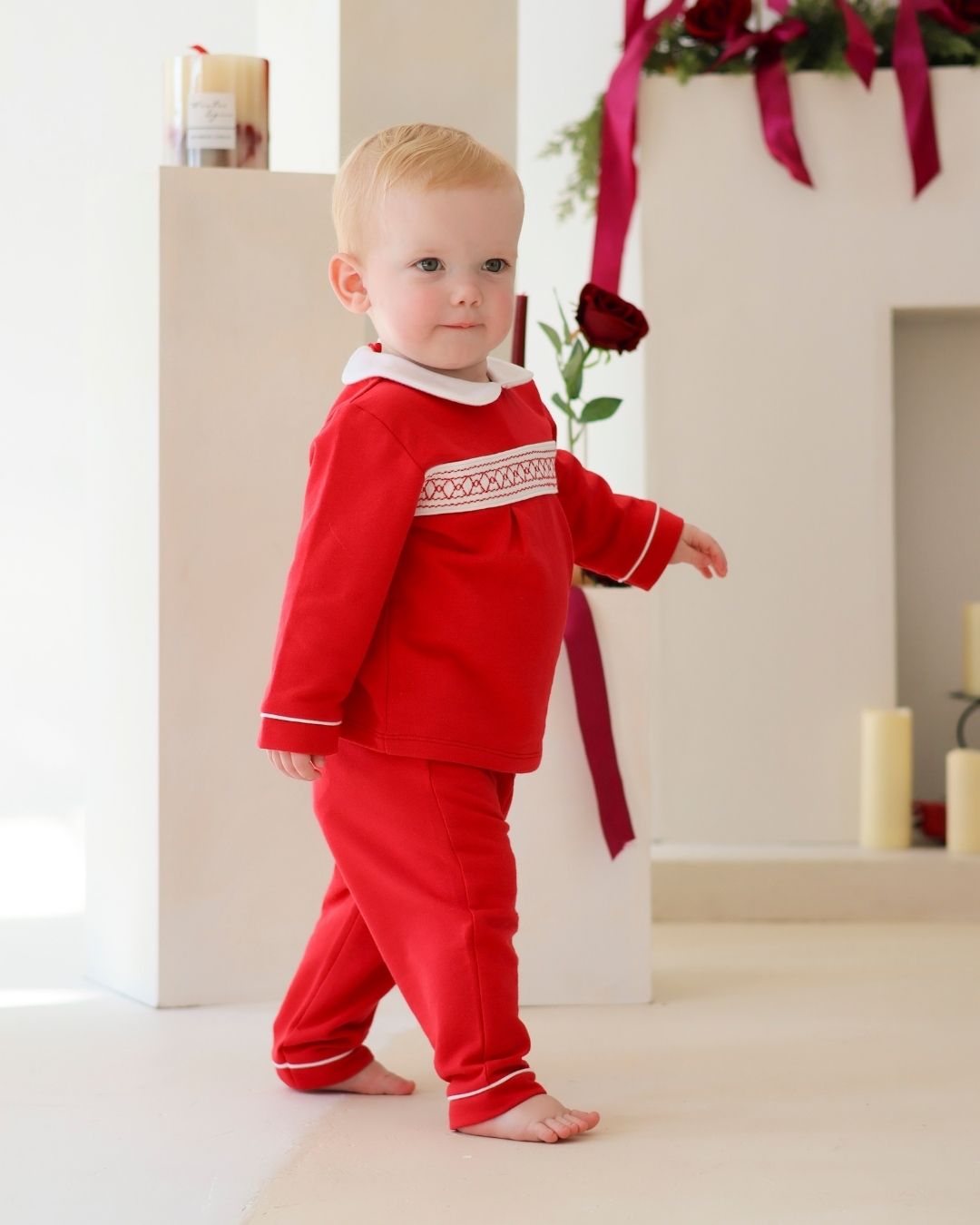Amore Smocked Top & Trouser Sets