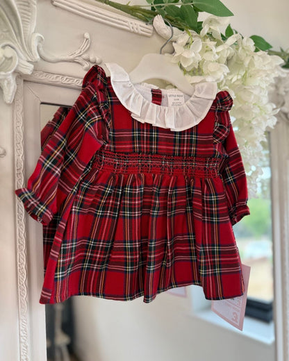 Little Nosh Tartan Dress