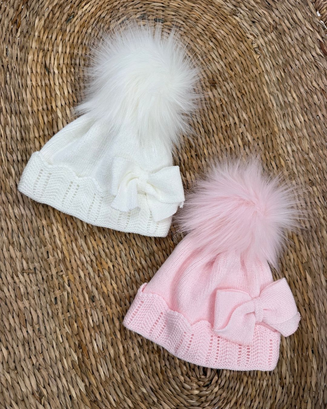 Little Nosh Sparkle Single Pom Hat