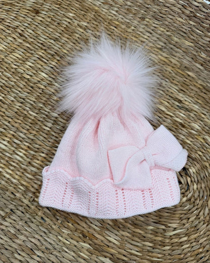 Little Nosh Sparkle Single Pom Hat