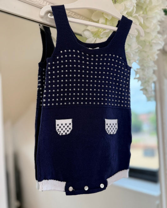 Babydif Navy Romper