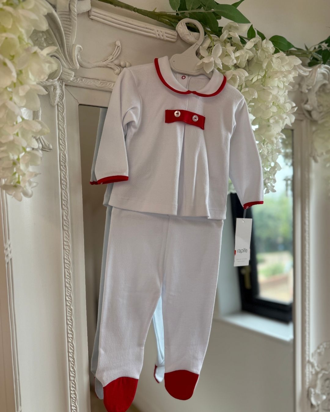 Rapife Red Trim Baby Set