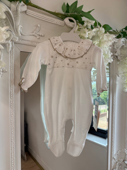 Rapife Snowflake Frill Babygrow