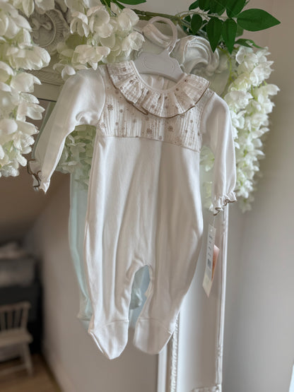 Rapife Snowflake Frill Babygrow