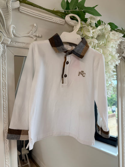 Patachou Check Polo