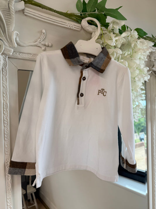Patachou Check Polo
