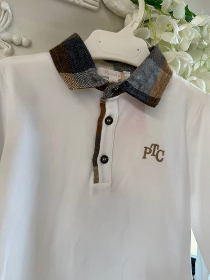 Patachou Check Polo