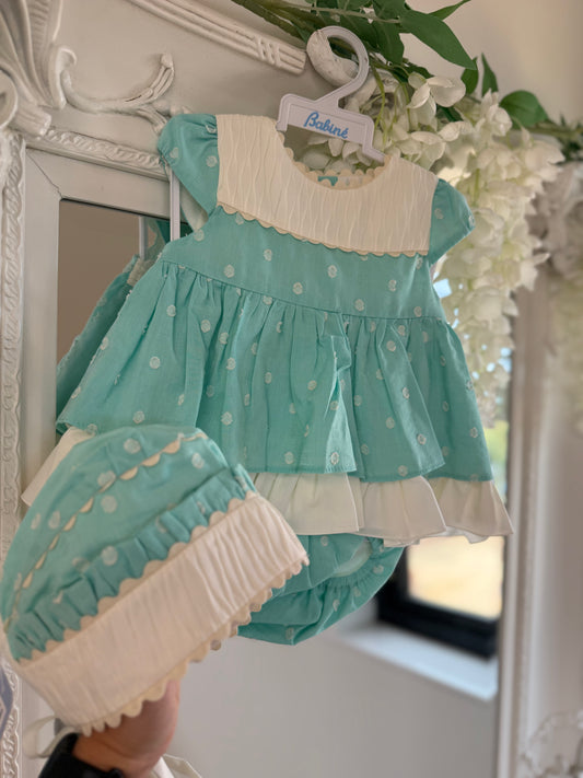 Babine Green Dress 3 Piece