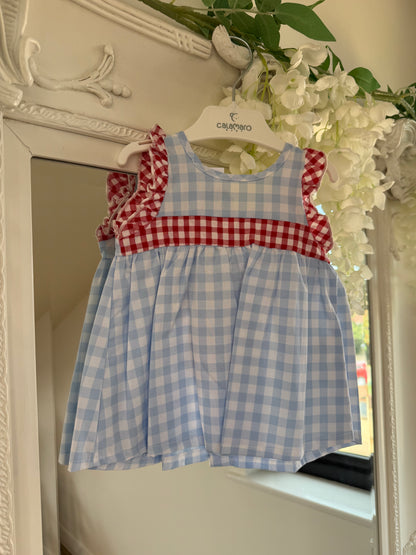 Calamaro gingham dress