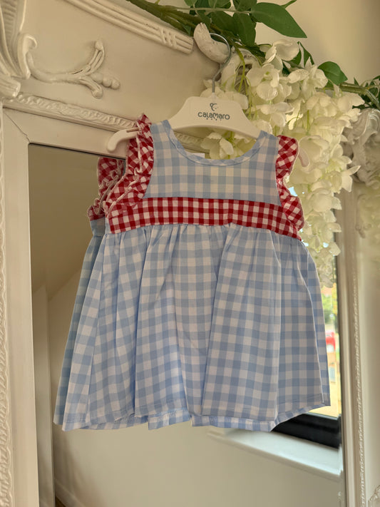 Calamaro gingham dress