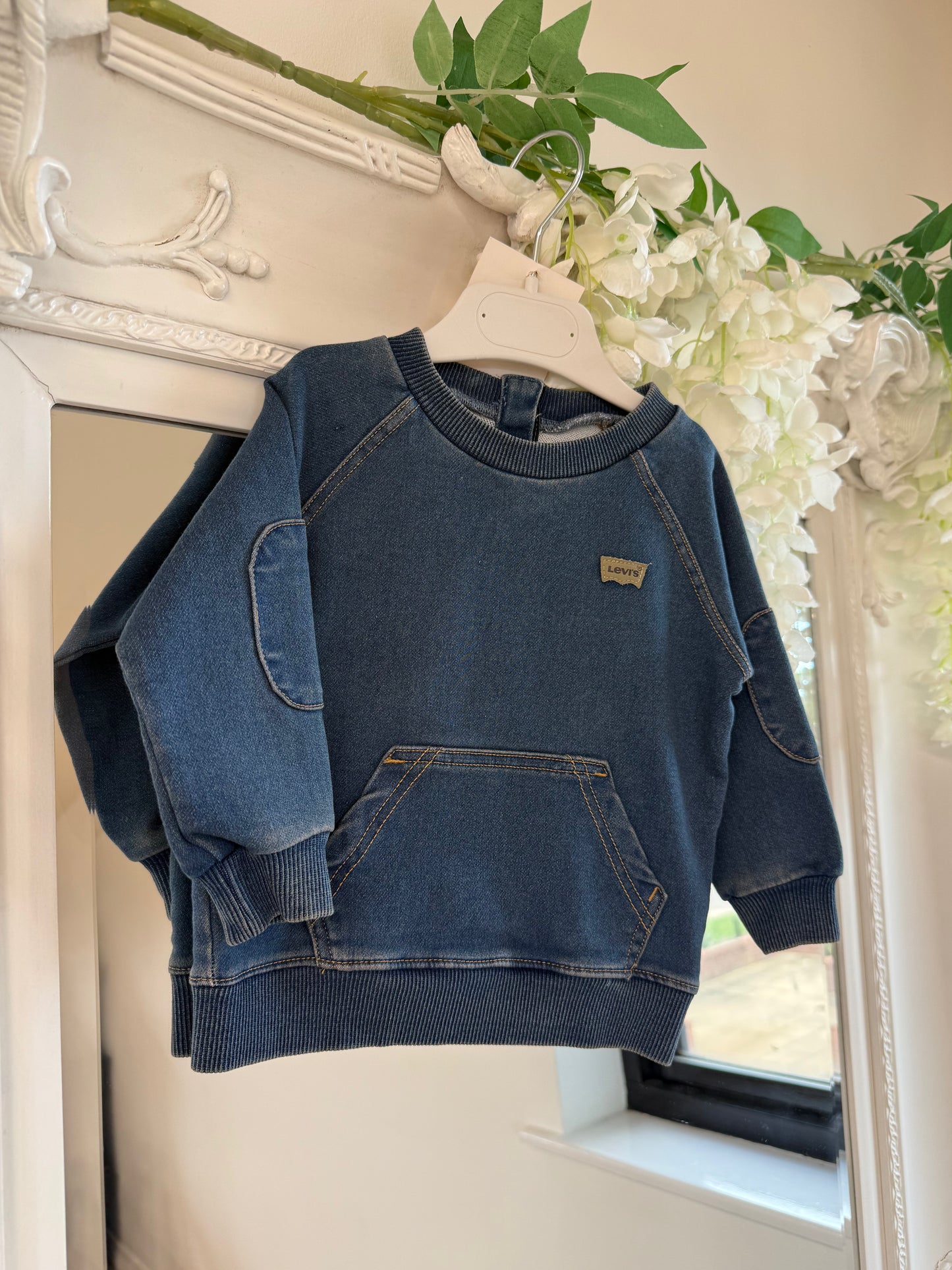 Levi's Denim Crew Neck Jumper