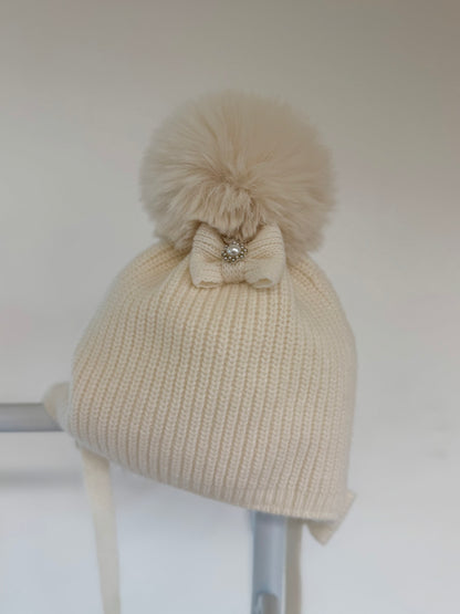 Jamiks Maddie Bow Merino Wool Hat
