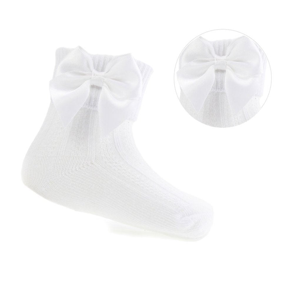 Soft Touch Ankle Bow Socks
