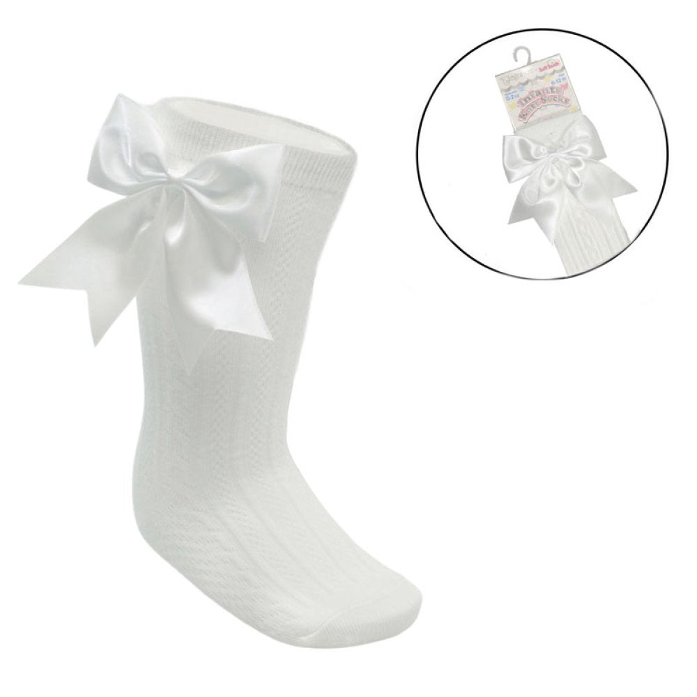 Soft Touch Bow Knee Socks