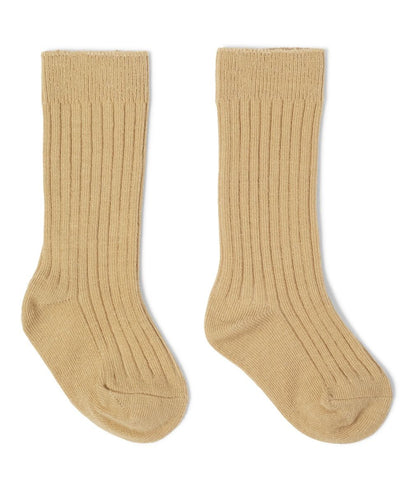 Ethan knee high ribbed socks