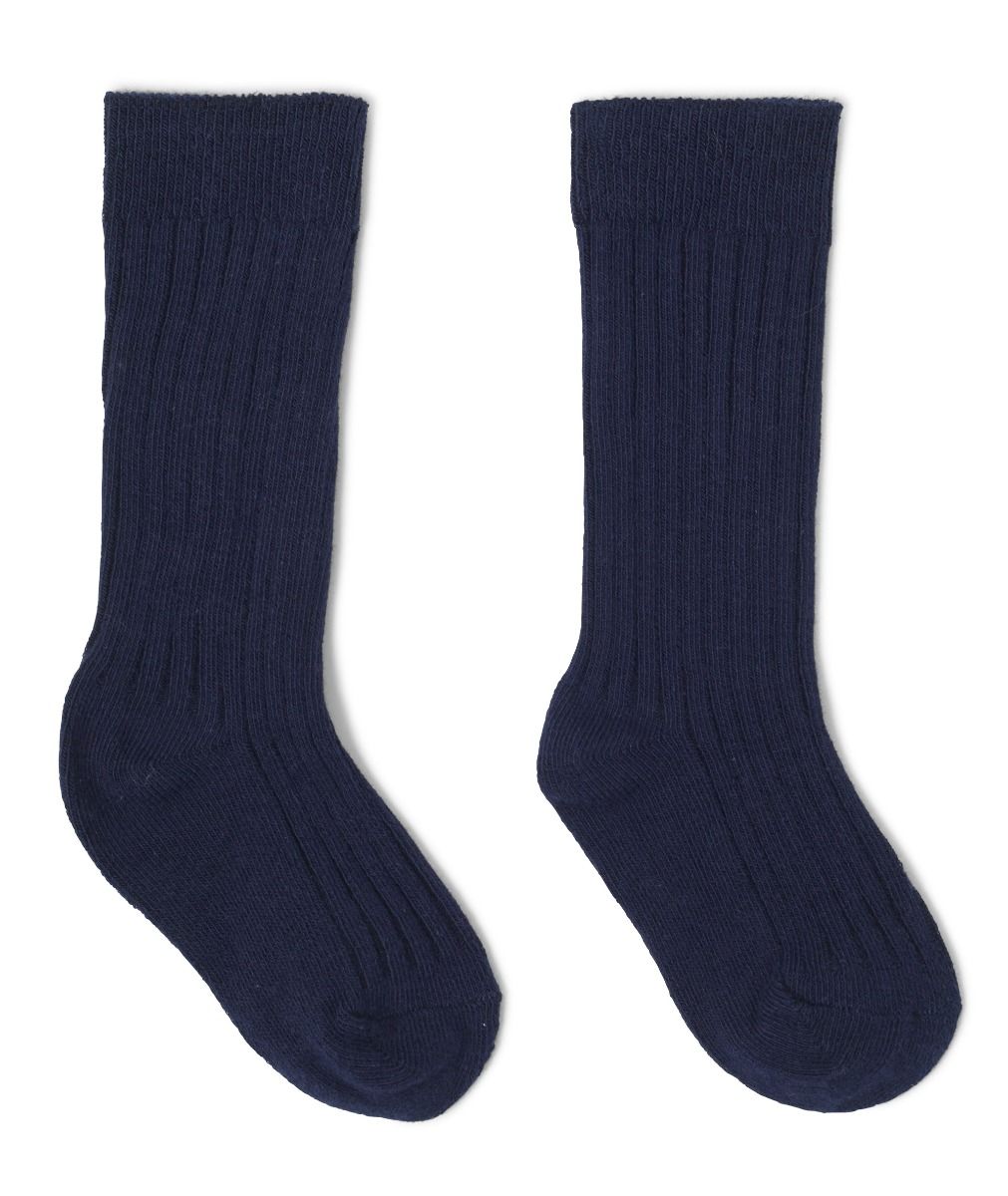 Ethan knee high ribbed socks
