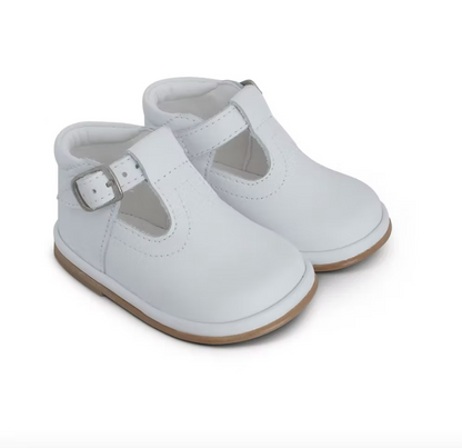 Fofito Oren T-Bar Shoes featuring a classic boys T-bar design, padded collar, cushioned insole and breathable leather lining.