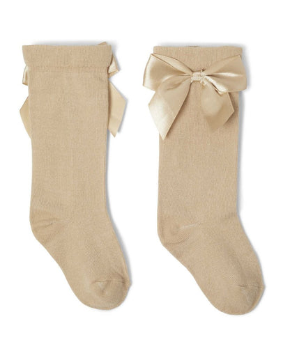 Victoria Knee High Bow Socks