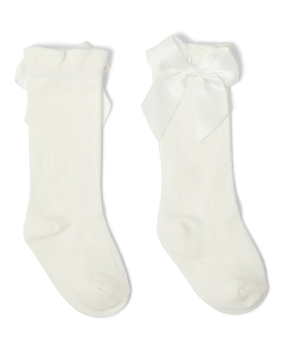 Victoria Knee High Bow Socks