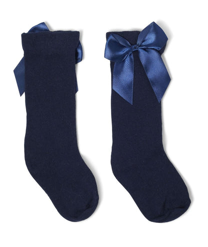 Victoria Knee High Bow Socks